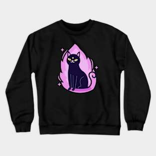 Magic black cat Crewneck Sweatshirt